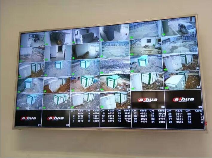 安福太阳能发电厂28路大华监控