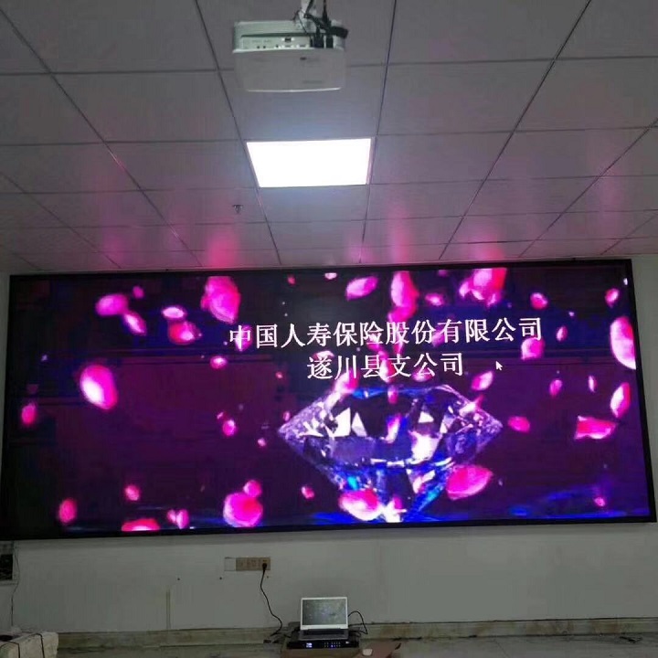 中国人寿保险股份有限公司遂川县支公司室内10平方P3屏