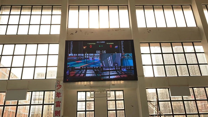 吉安市明德小学10平方室内Q3高刷全彩屏