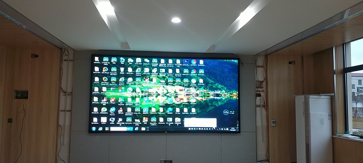 安福县竹江小学6m2室内Q2.5E全彩 LED显示屏