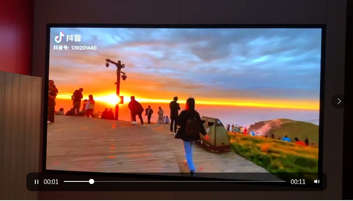 吉安县武警大队7m2室内Q2-H全彩 LED显示屏