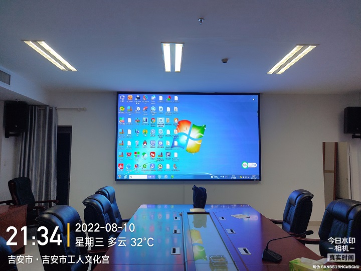 吉安市工人文化宫7m2Q2.5-E室内彩屏 LED显示屏